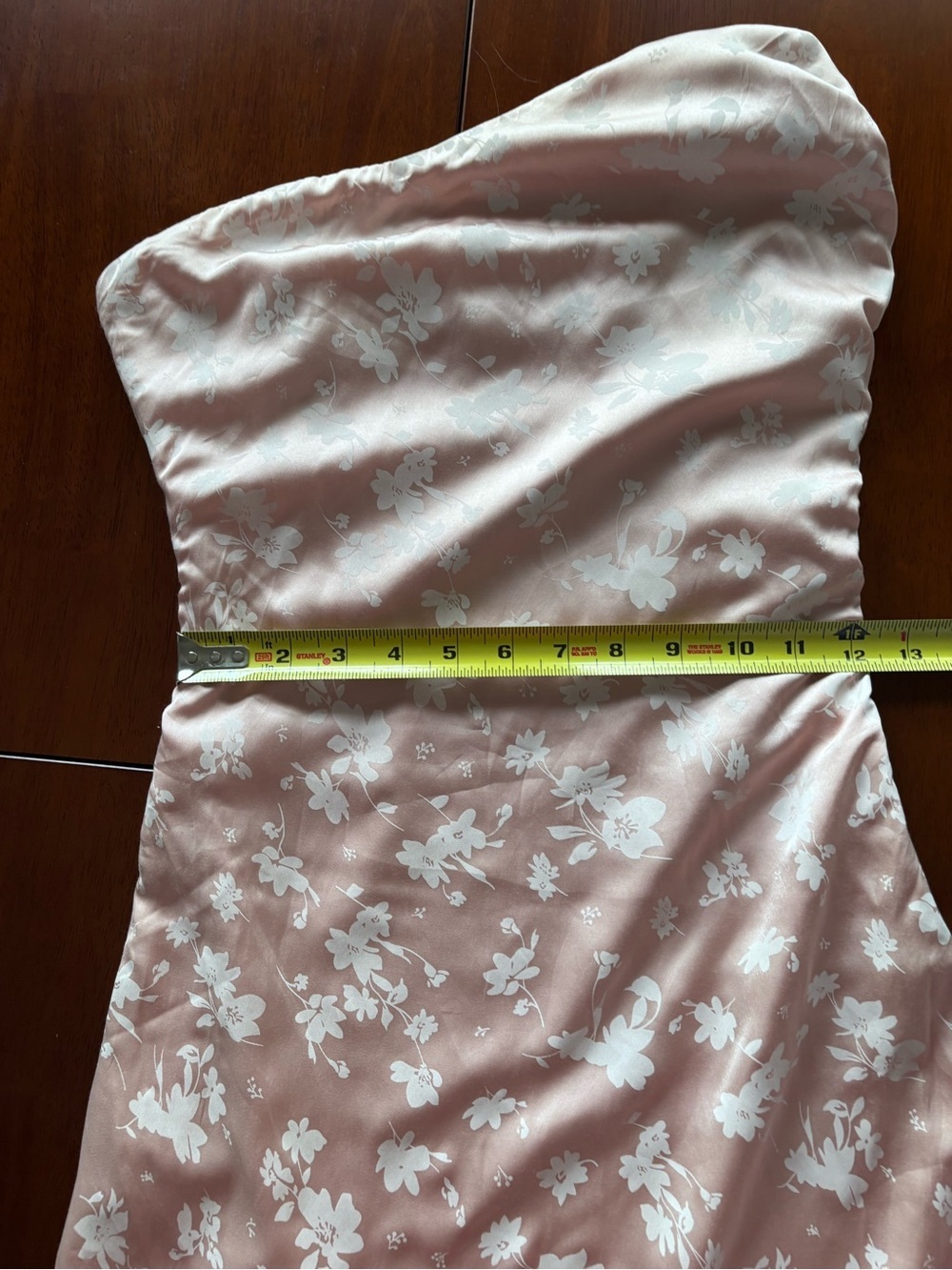 Princess Polly Pink Floral Strapless Midi Dress - Picture 7 of 8